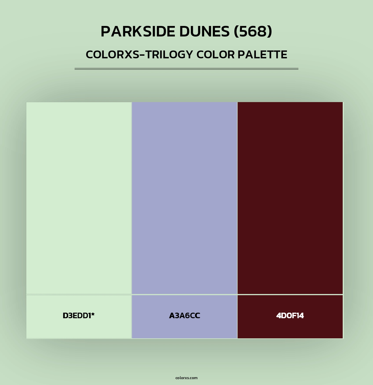 Parkside Dunes (568) - Colorxs Trilogy Palette