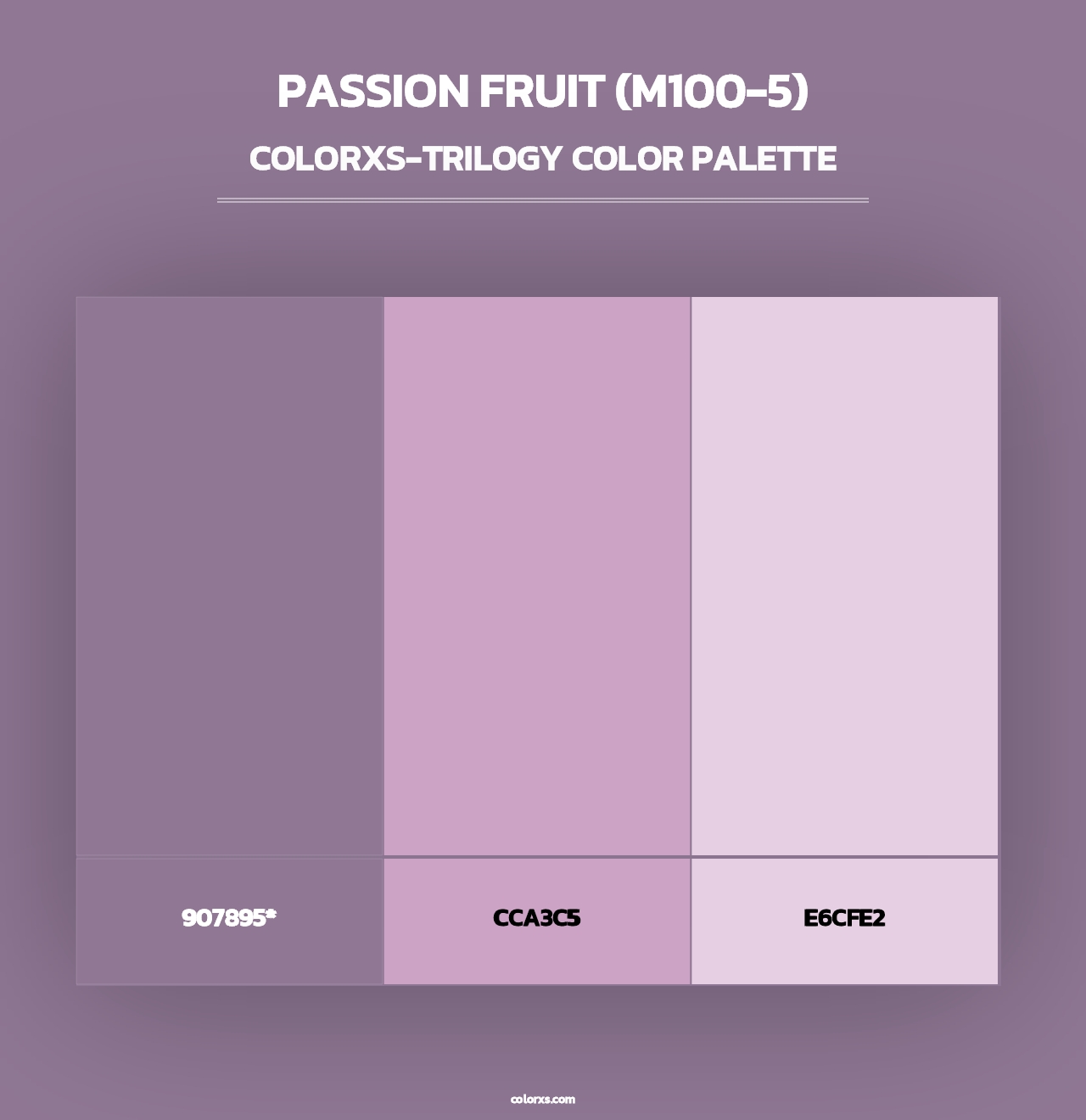 Passion Fruit (M100-5) - Colorxs Trilogy Palette