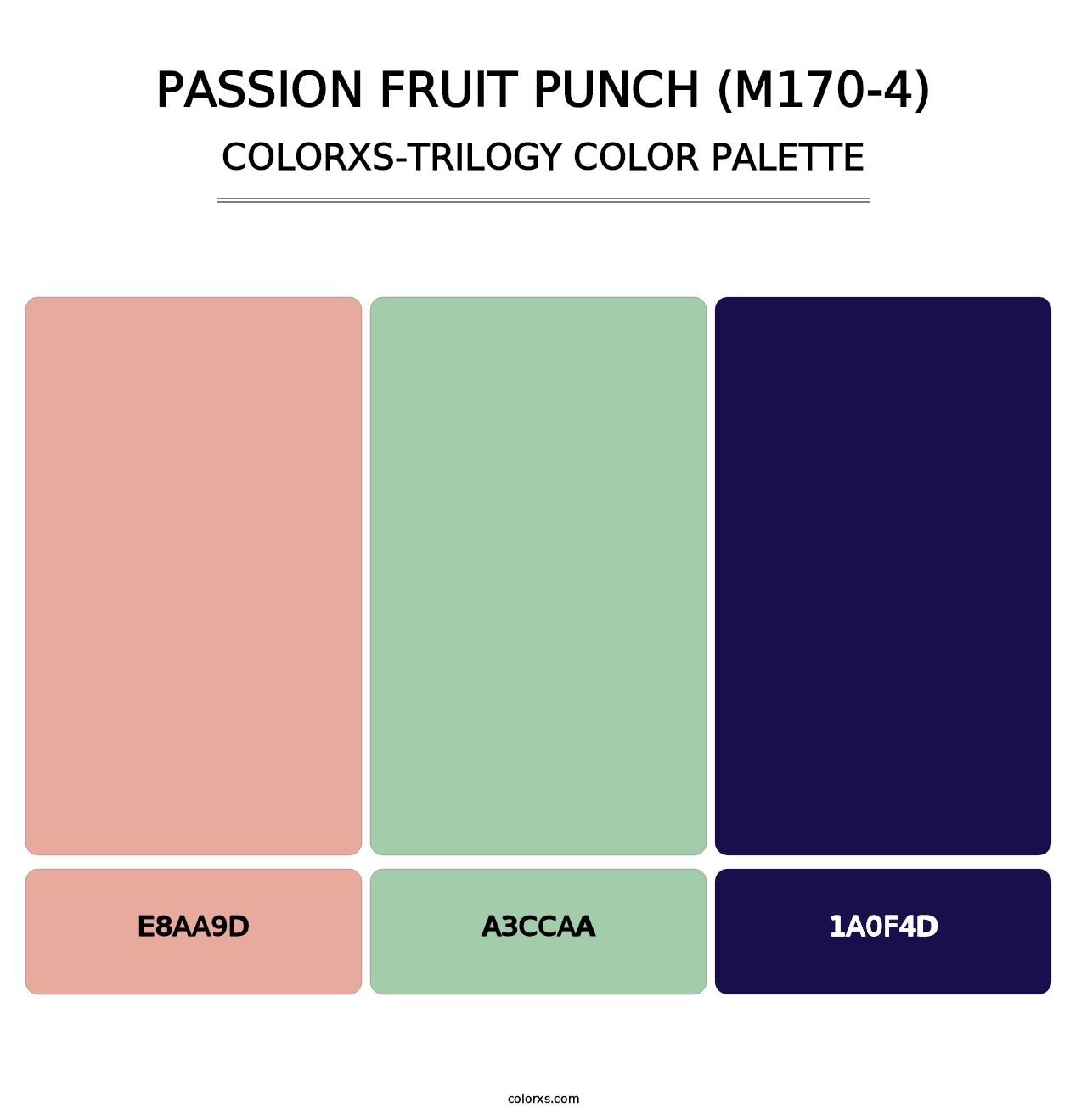 Passion Fruit Punch (M170-4) - Colorxs Trilogy Palette