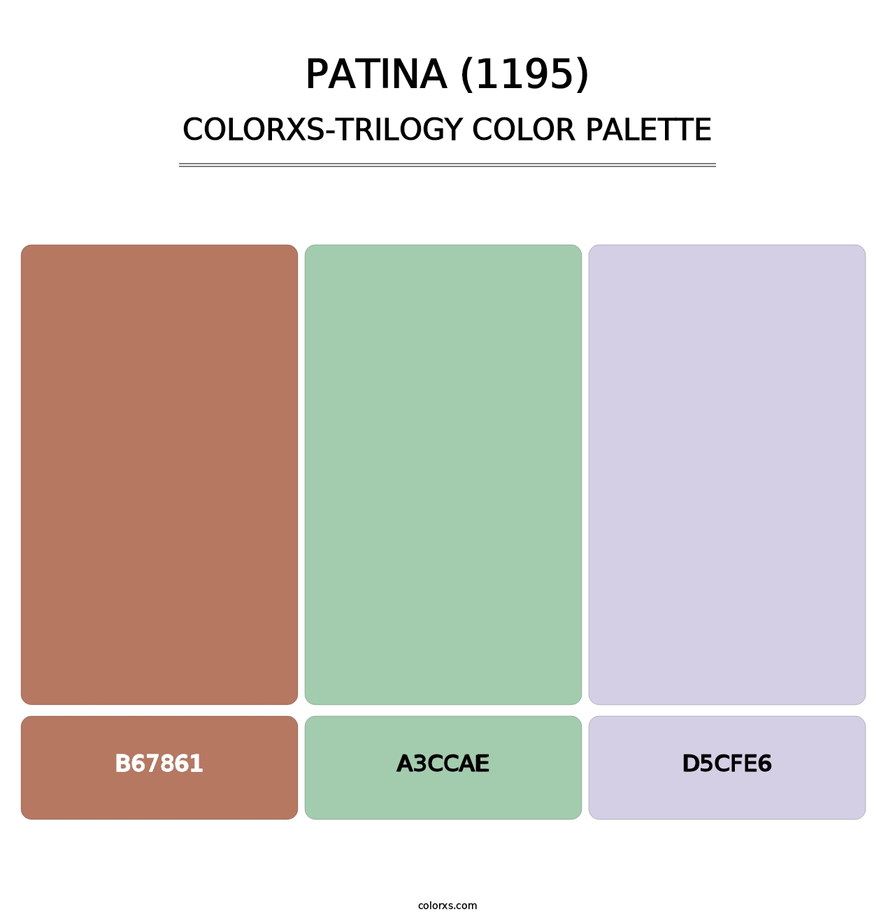 Patina (1195) - Colorxs Trilogy Palette