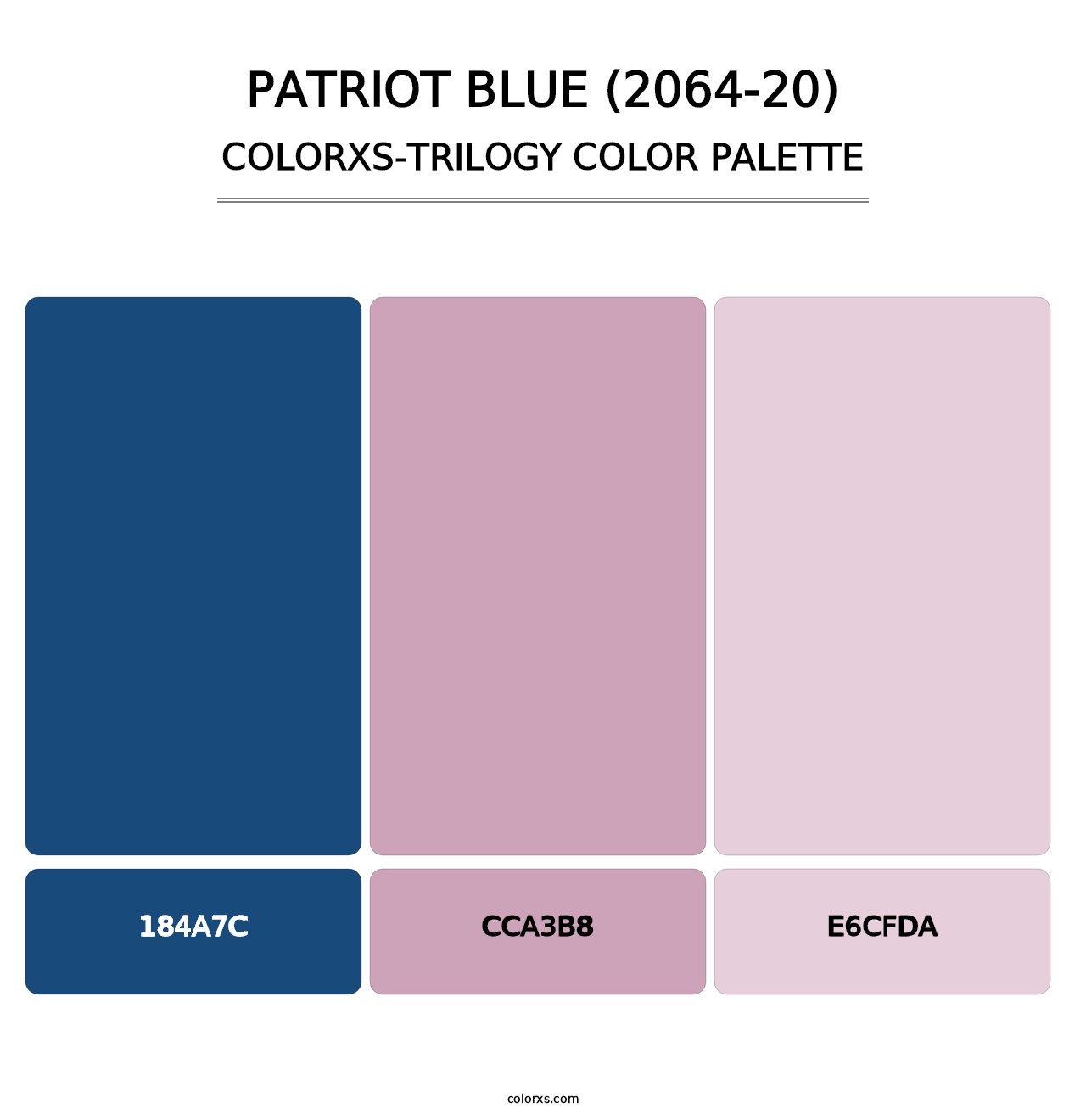 Patriot Blue (2064-20) - Colorxs Trilogy Palette