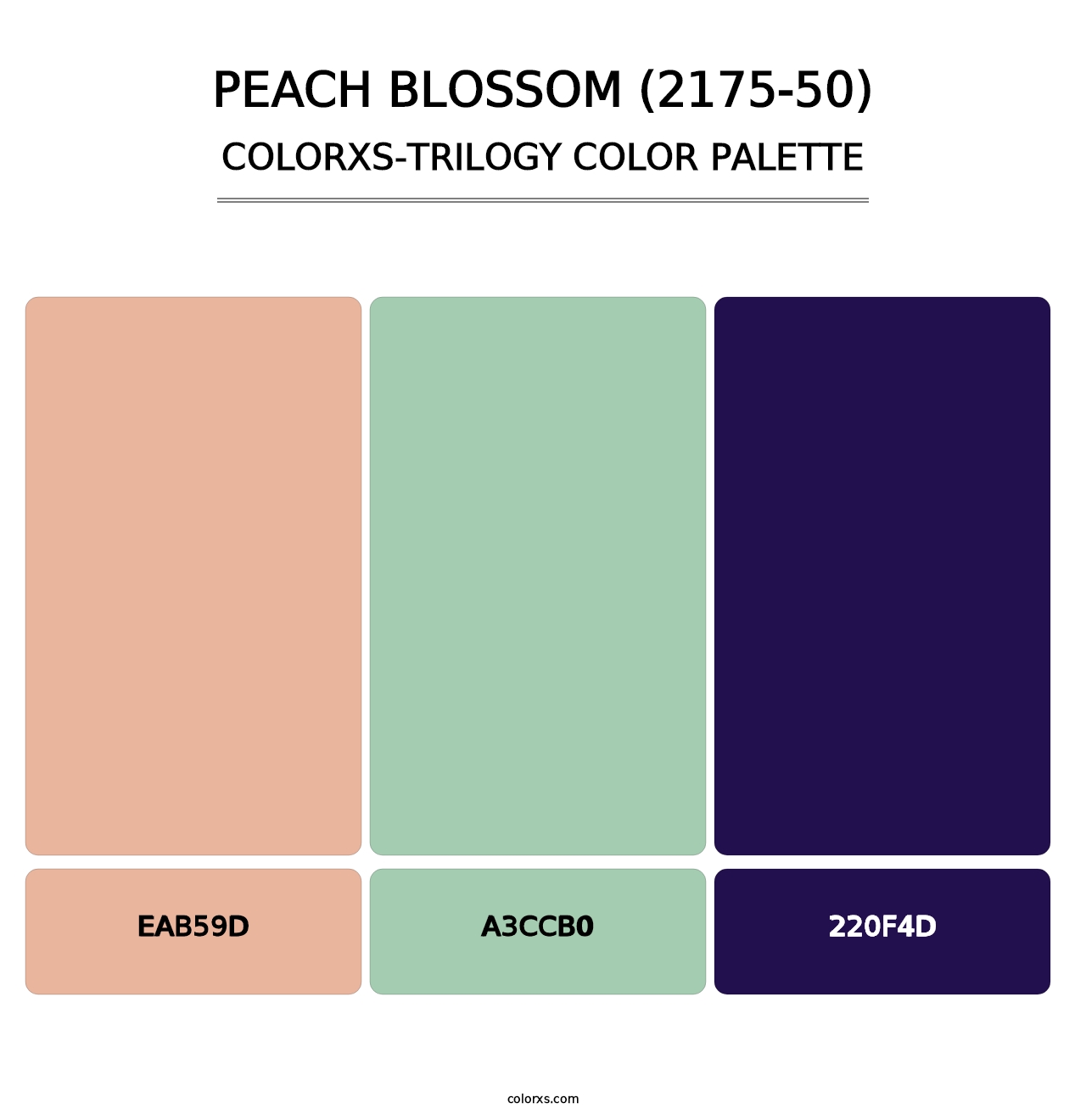 Peach Blossom (2175-50) - Colorxs Trilogy Palette