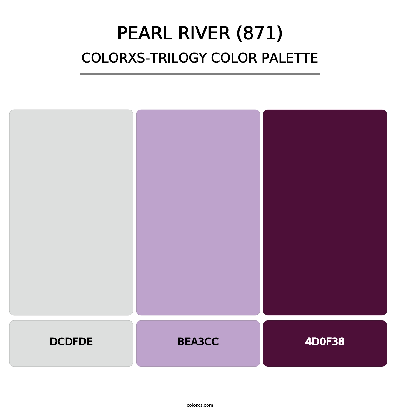 Pearl River (871) - Colorxs Trilogy Palette