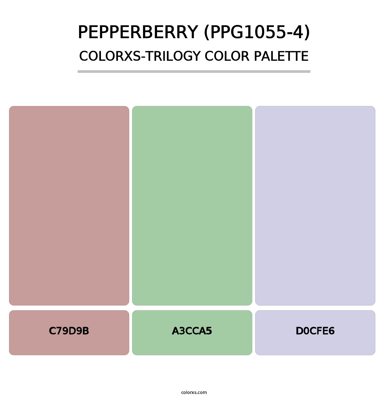 Pepperberry (PPG1055-4) - Colorxs Trilogy Palette