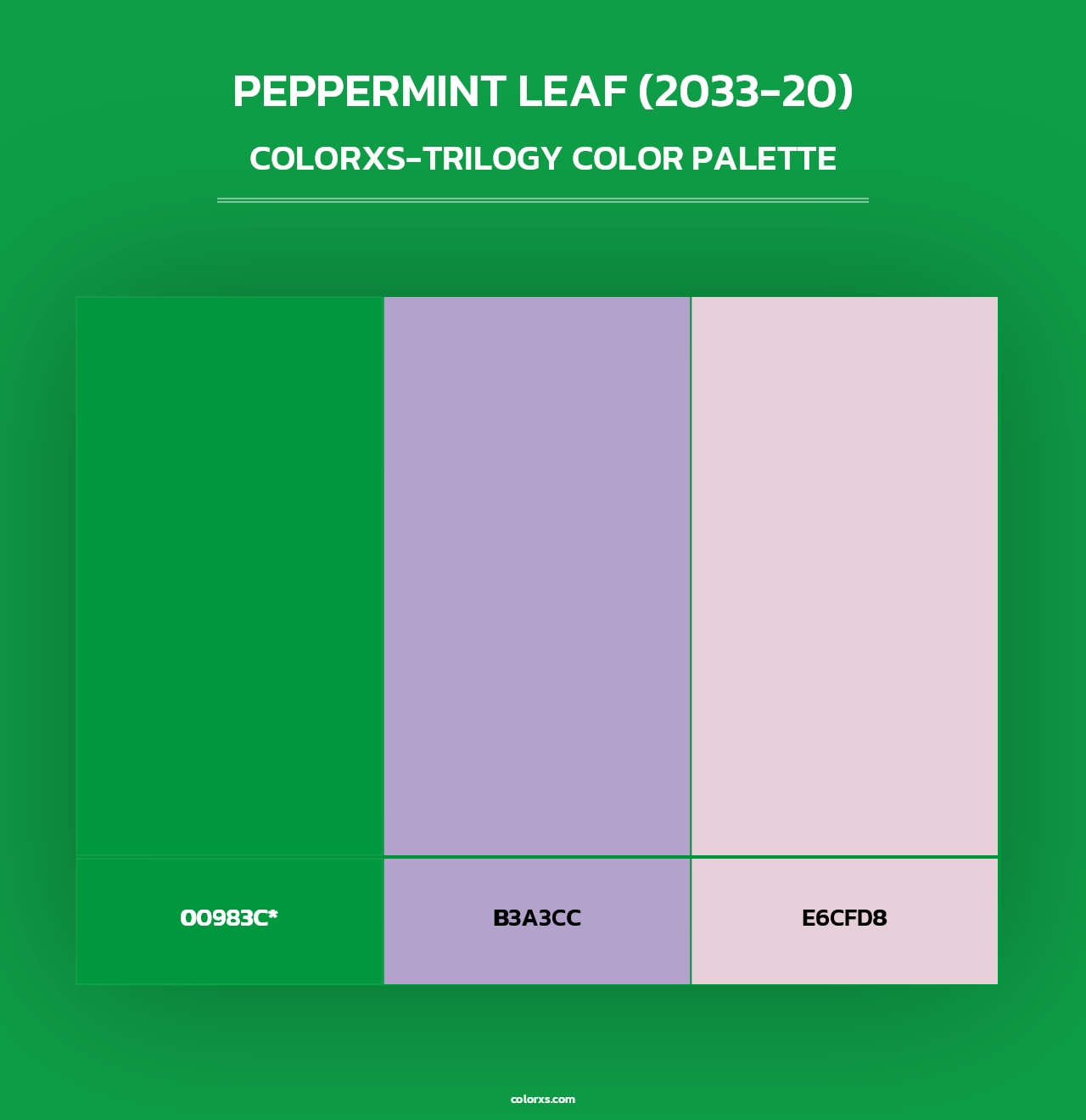 Peppermint Leaf (2033-20) - Colorxs Trilogy Palette