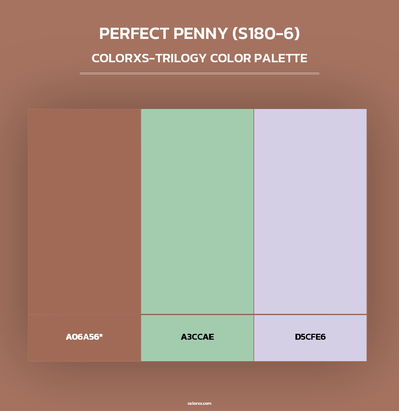 Perfect Penny (S180-6) - Colorxs Trilogy Palette