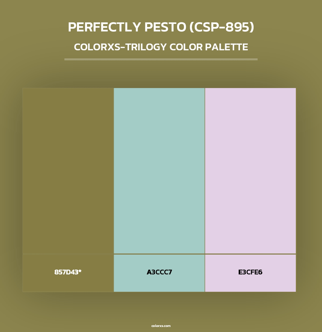 Perfectly Pesto (CSP-895) - Colorxs Trilogy Palette