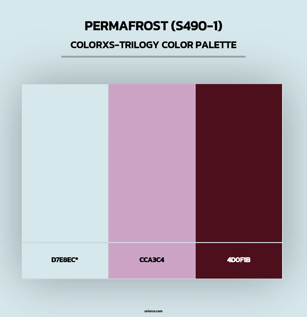 Permafrost (S490-1) - Colorxs Trilogy Palette