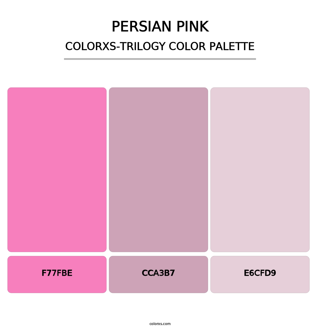 Persian Pink - Colorxs Trilogy Palette