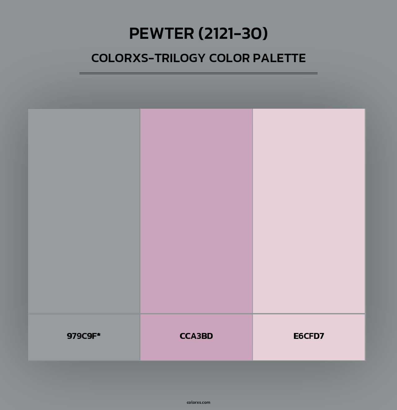 Pewter (2121-30) - Colorxs Trilogy Palette