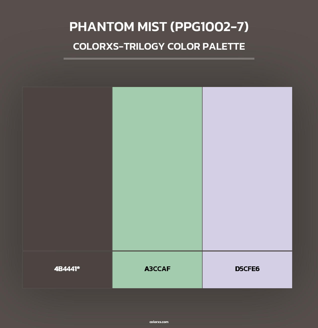 Phantom Mist (PPG1002-7) - Colorxs Trilogy Palette