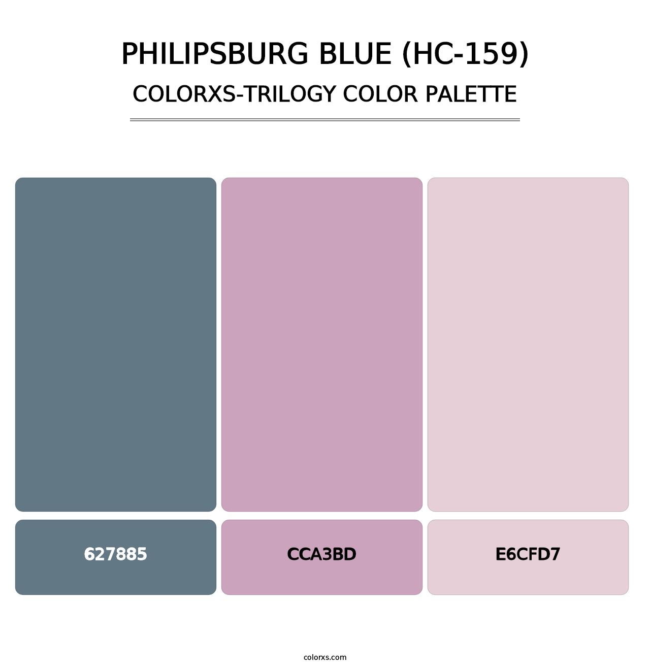 Philipsburg Blue (HC-159) - Colorxs Trilogy Palette