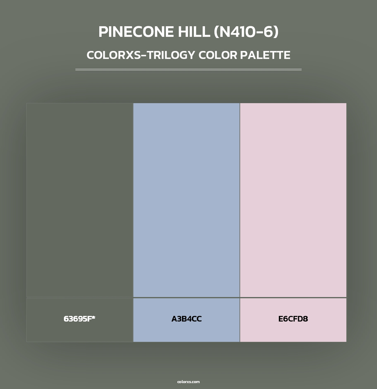 Pinecone Hill (N410-6) - Colorxs Trilogy Palette