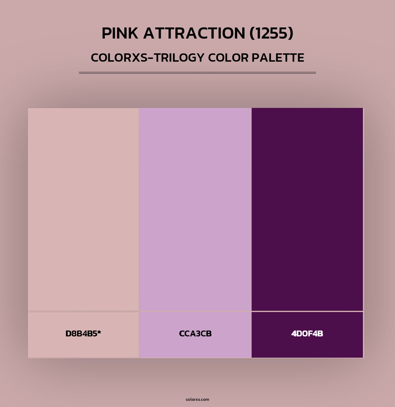 Pink Attraction (1255) - Colorxs Trilogy Palette