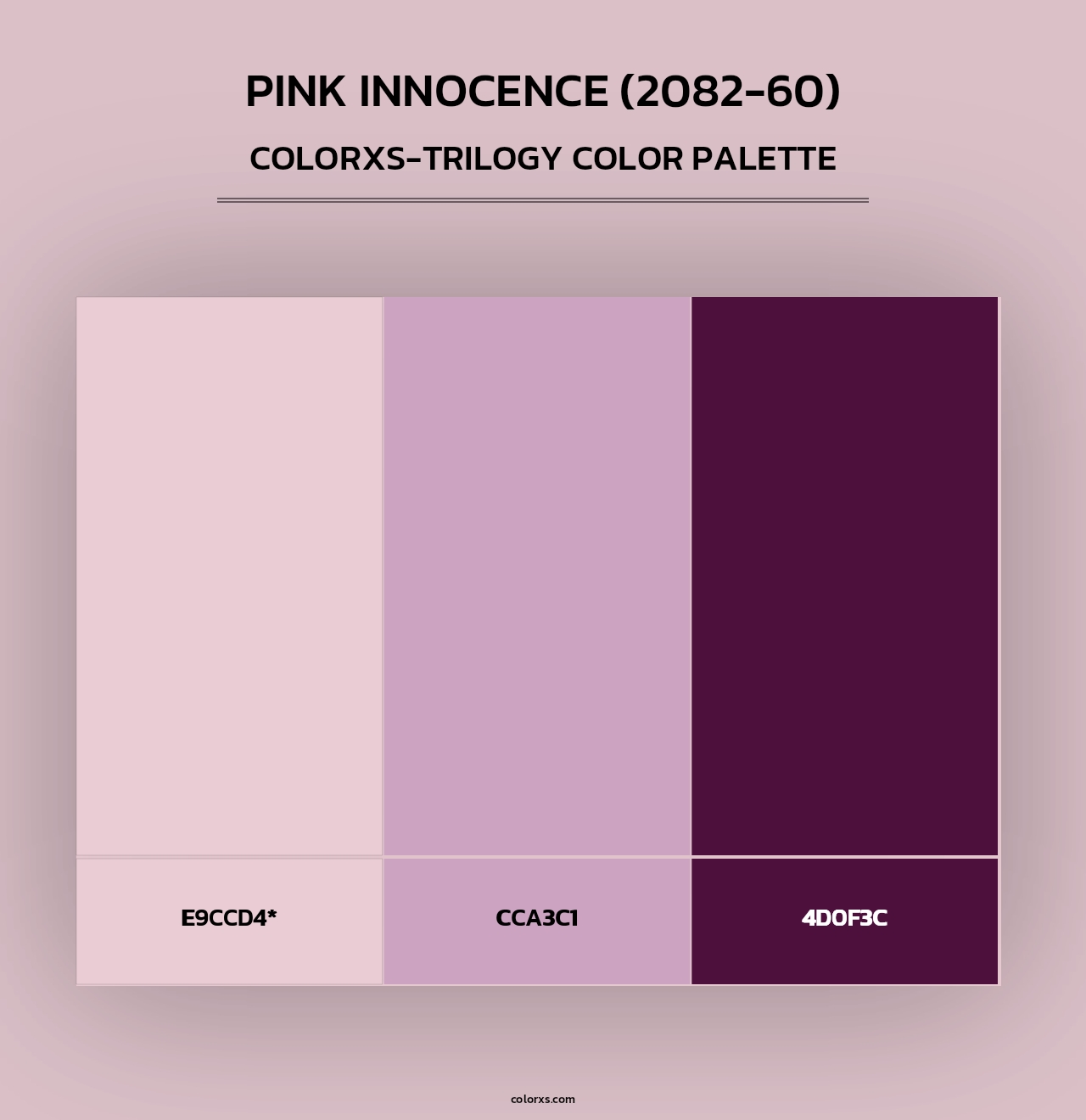 Pink Innocence (2082-60) - Colorxs Trilogy Palette