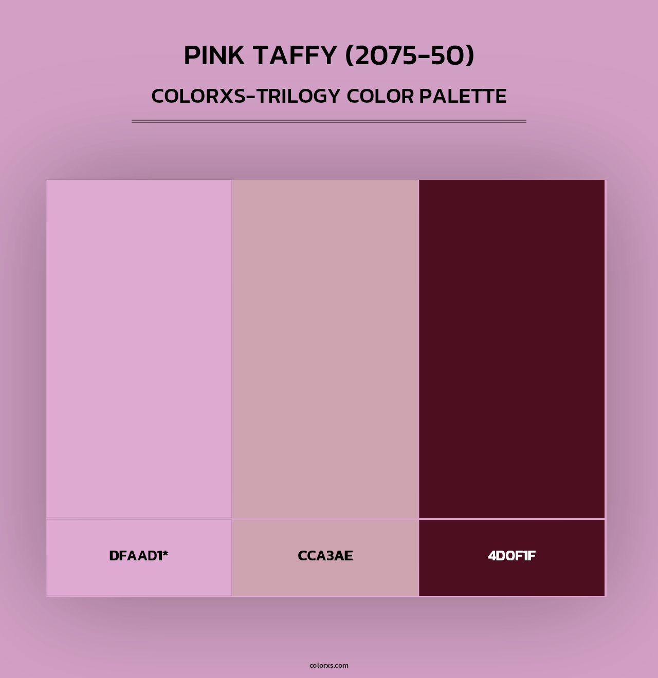 Pink Taffy (2075-50) - Colorxs Trilogy Palette