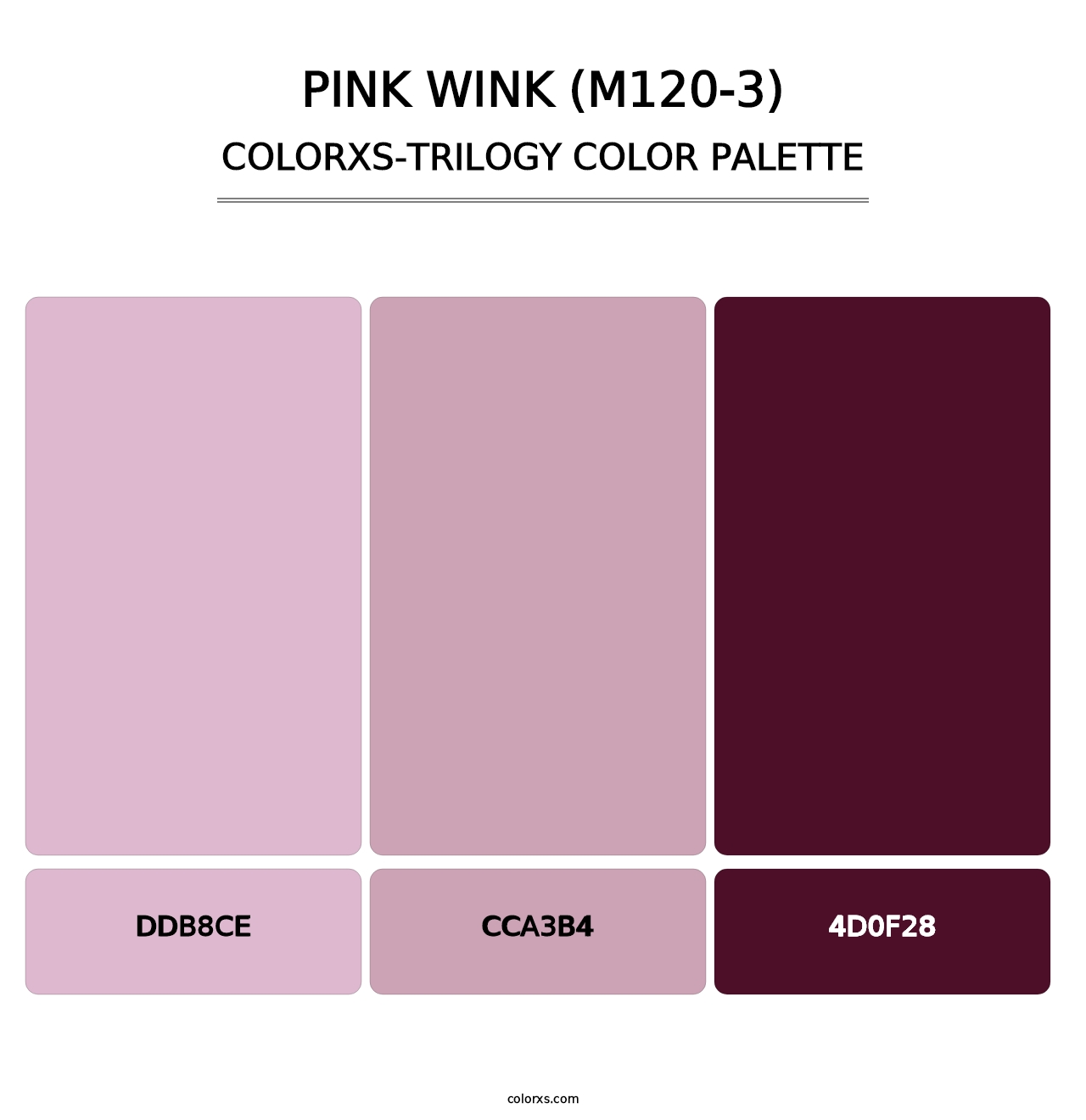 Pink Wink (M120-3) - Colorxs Trilogy Palette