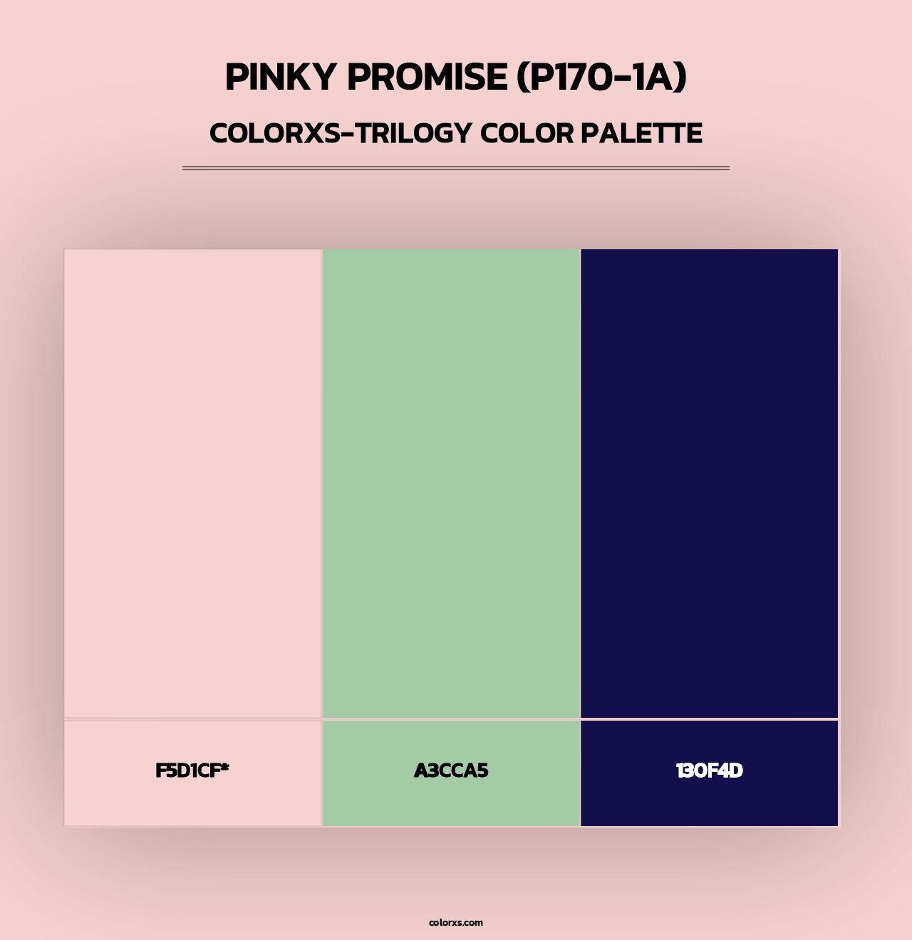 Pinky Promise (P170-1A) - Colorxs Trilogy Palette