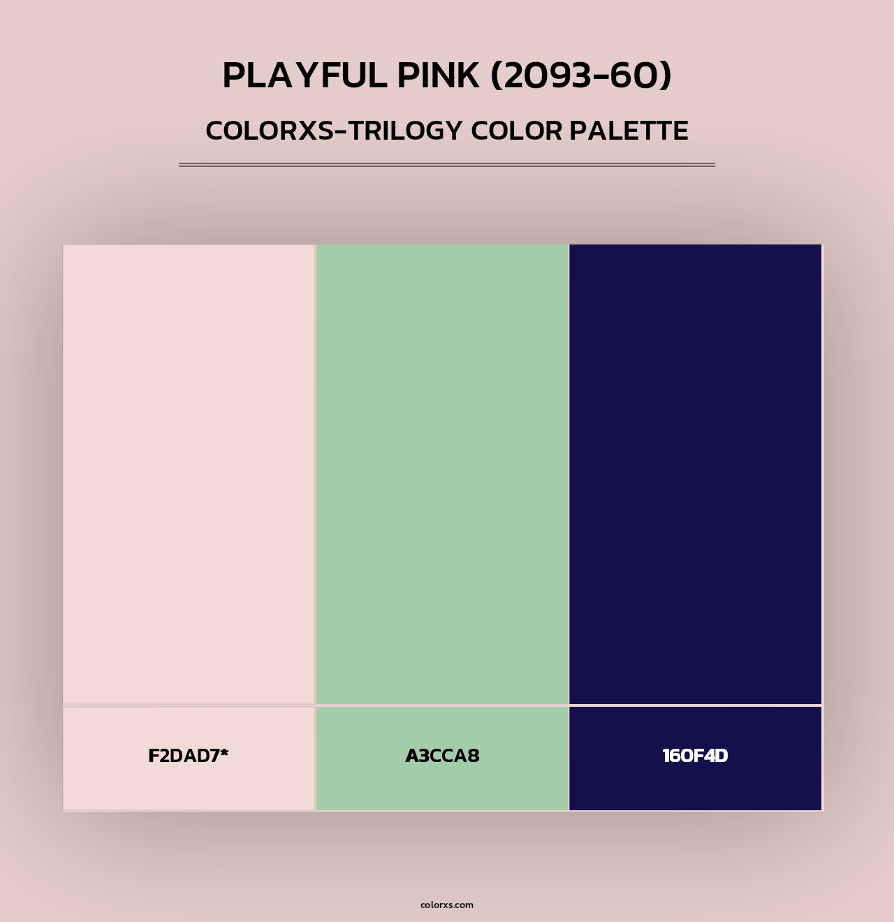 Playful Pink (2093-60) - Colorxs Trilogy Palette
