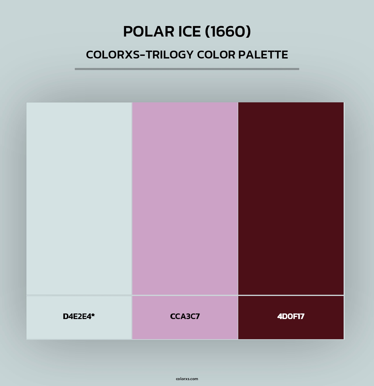 Polar Ice (1660) - Colorxs Trilogy Palette