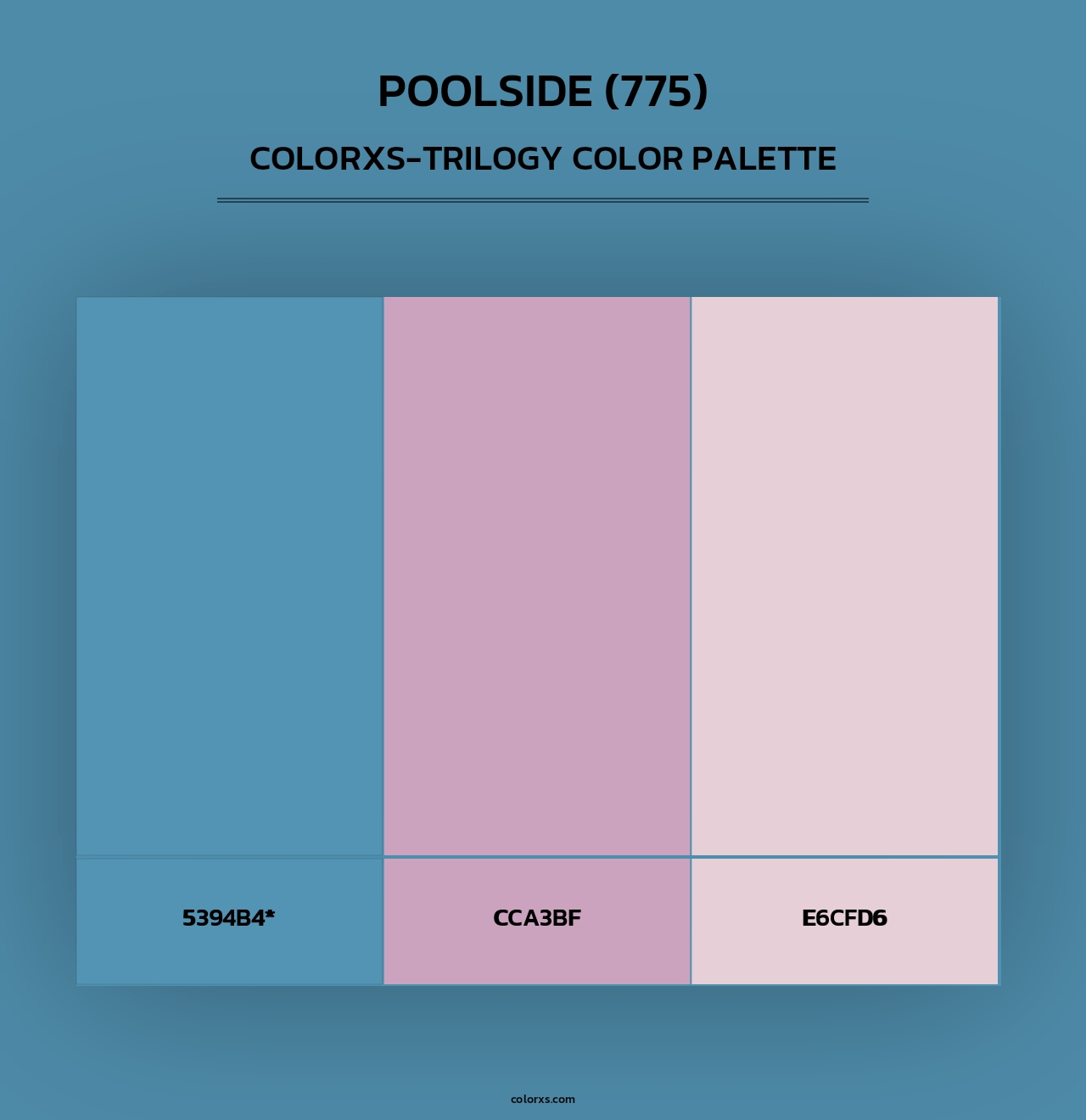 Poolside (775) - Colorxs Trilogy Palette