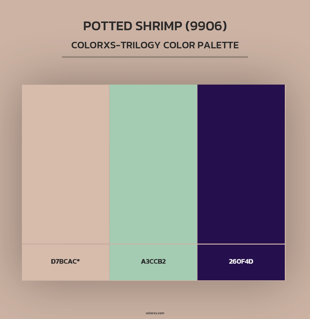 Potted Shrimp (9906) - Colorxs Trilogy Palette