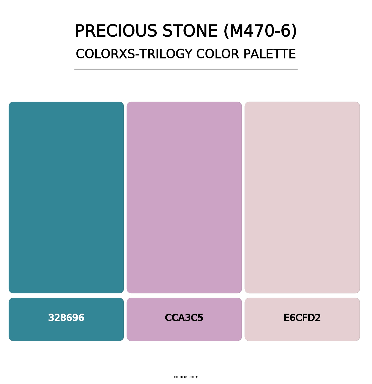 Precious Stone (M470-6) - Colorxs Trilogy Palette