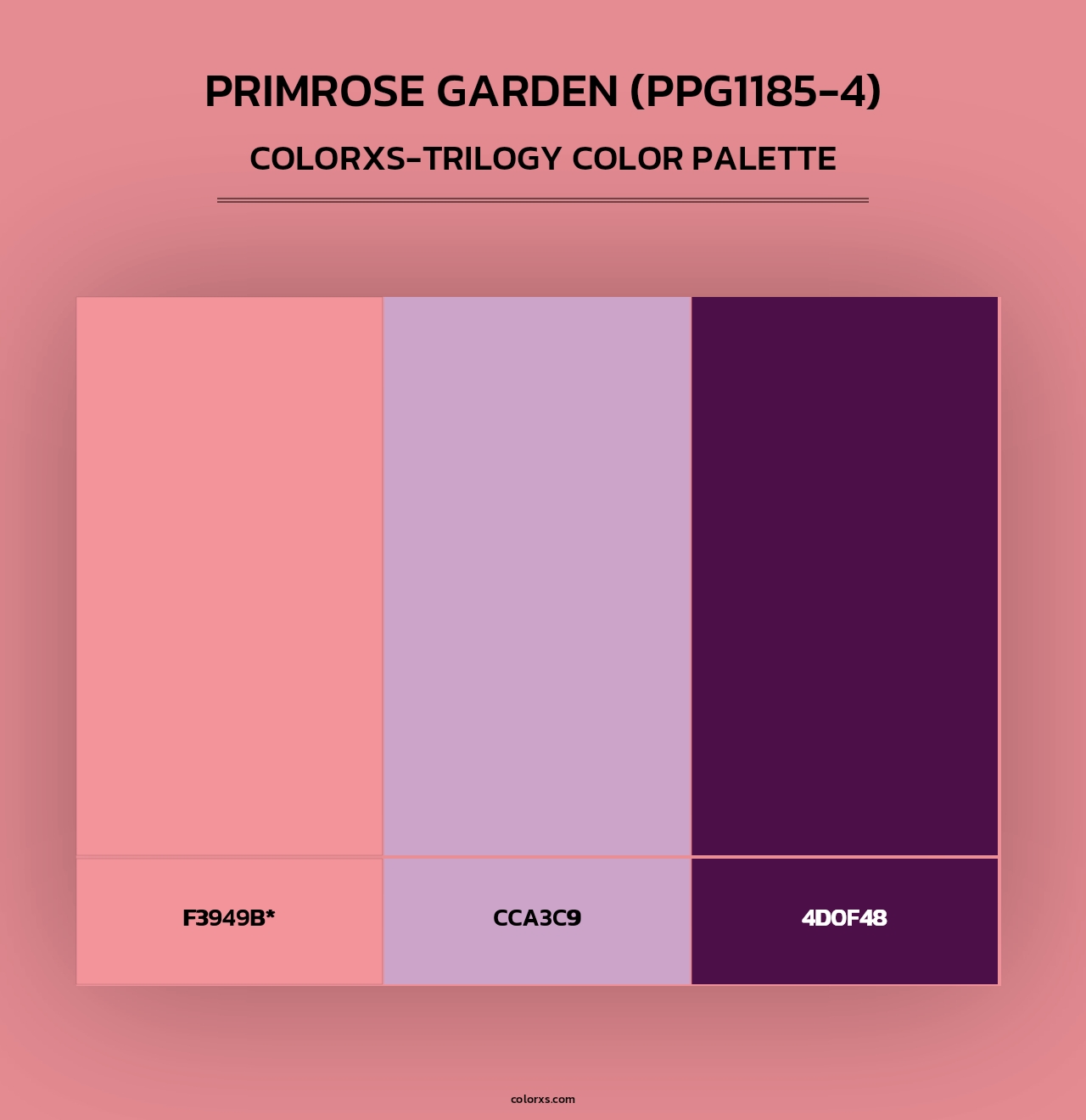 Primrose Garden (PPG1185-4) - Colorxs Trilogy Palette