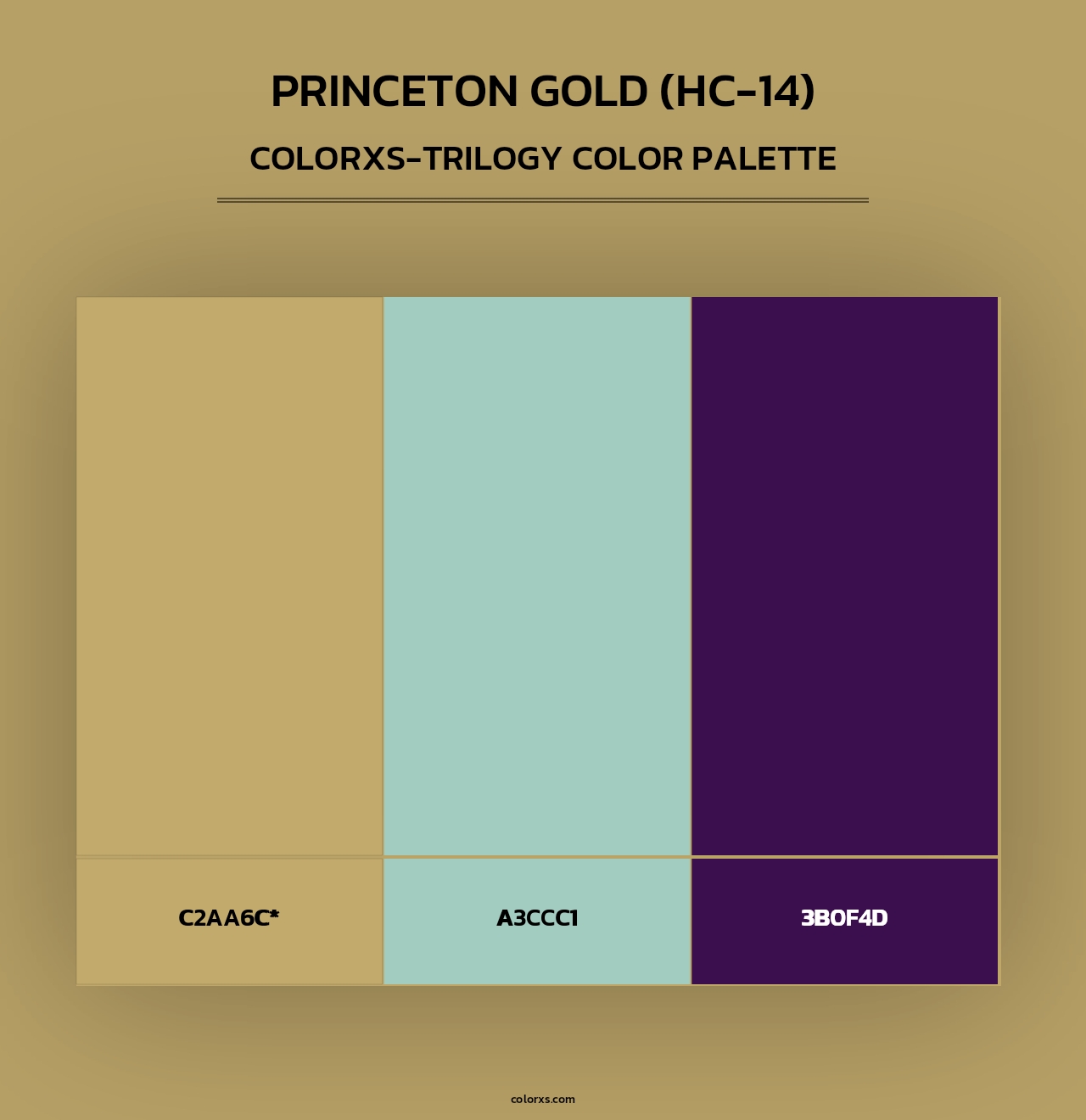 Princeton Gold (HC-14) - Colorxs Trilogy Palette