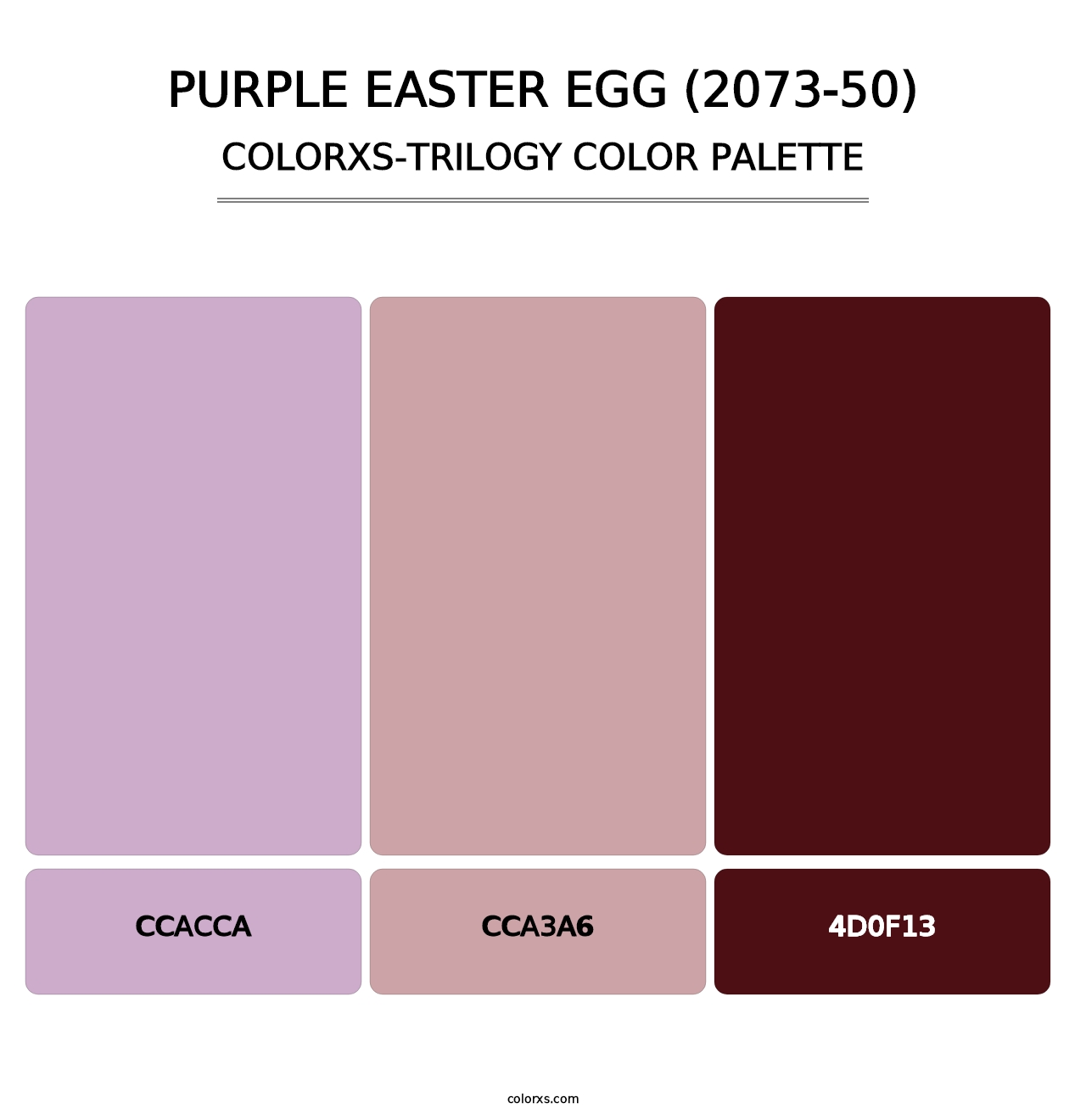 Purple Easter Egg (2073-50) - Colorxs Trilogy Palette