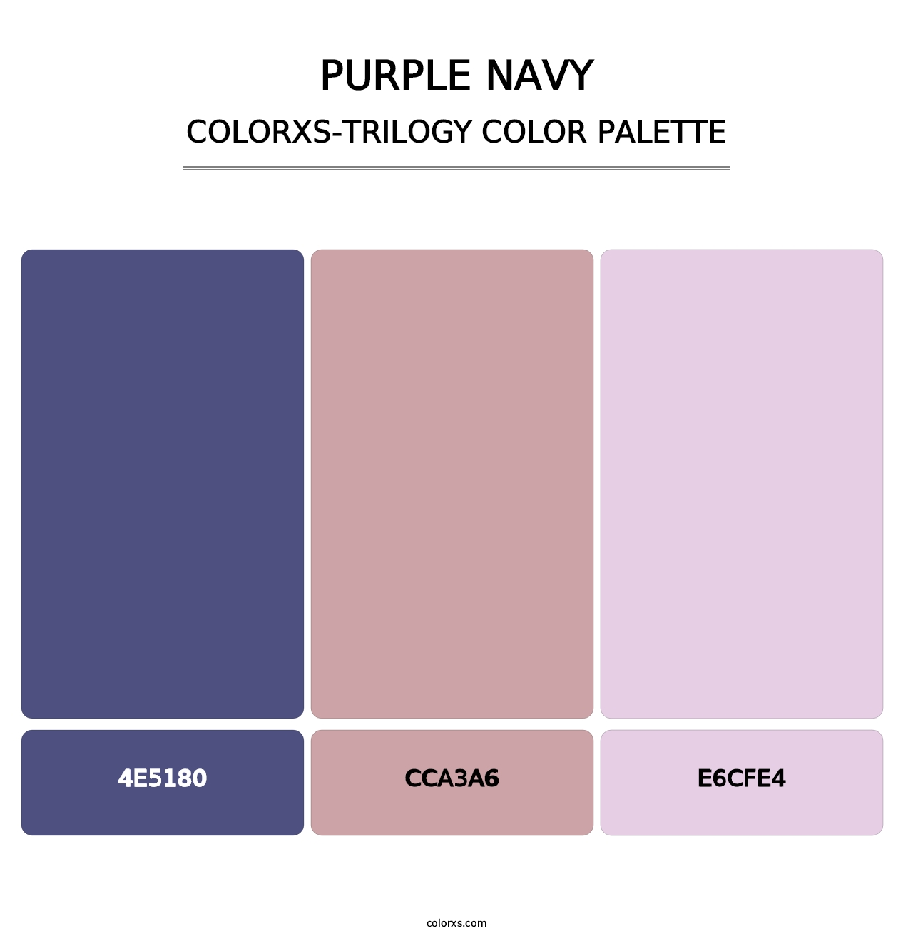 Purple Navy - Colorxs Trilogy Palette