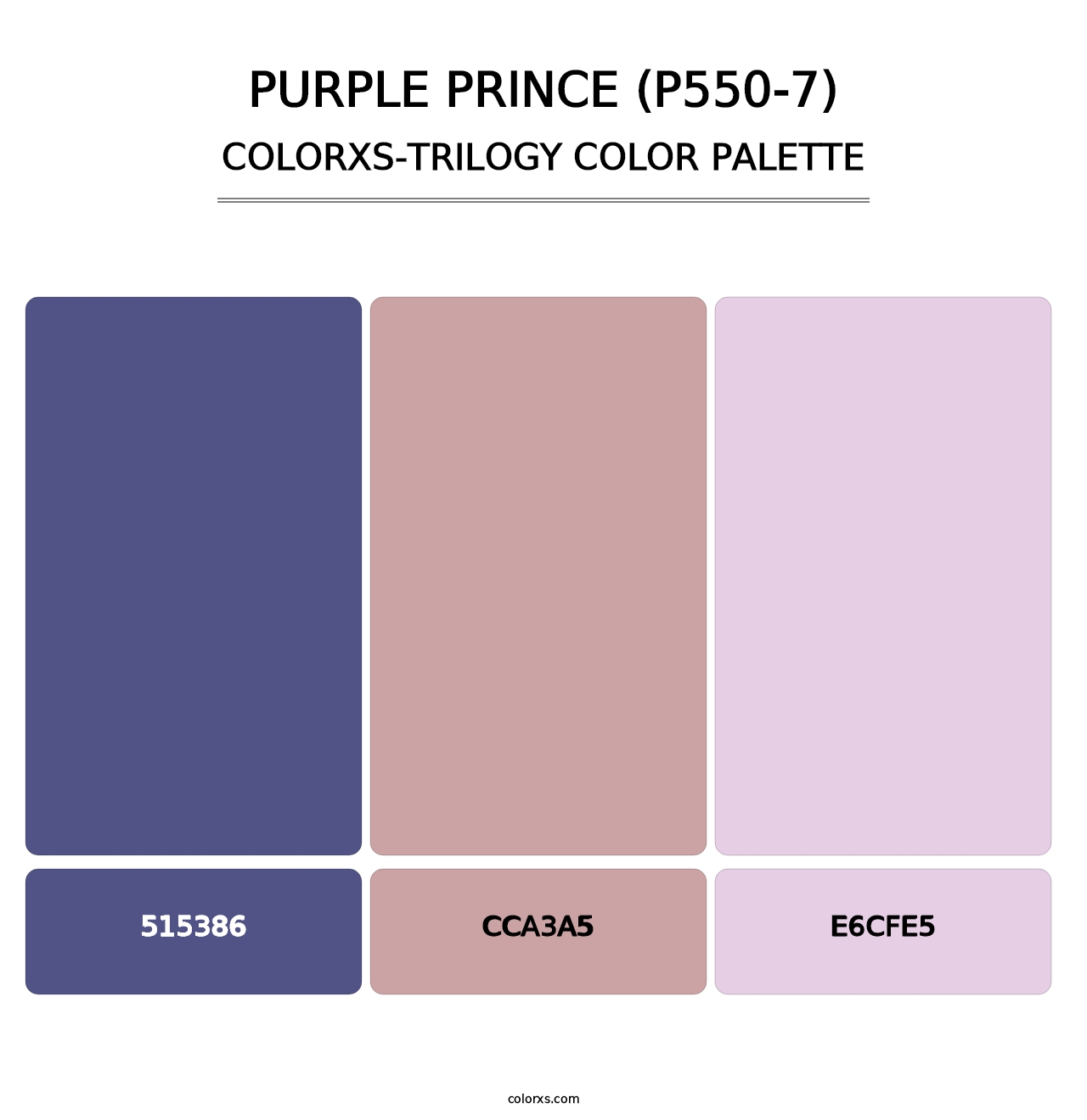 Purple Prince (P550-7) - Colorxs Trilogy Palette