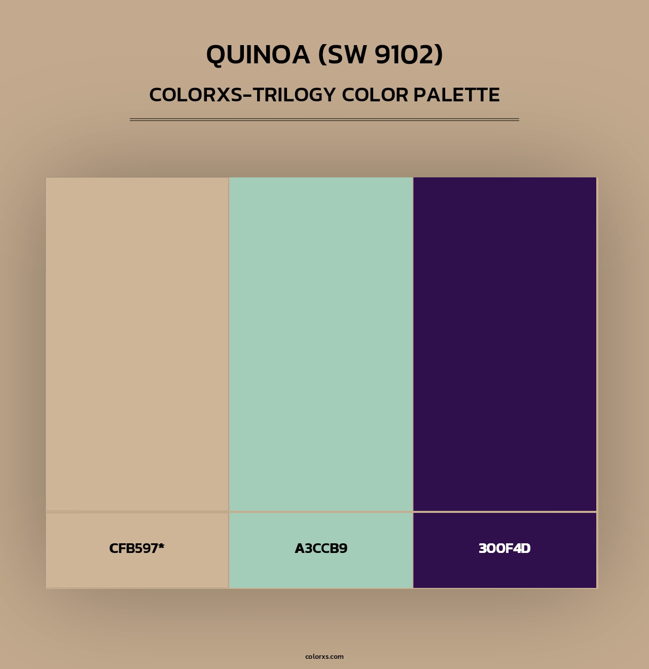 Quinoa (SW 9102) - Colorxs Trilogy Palette