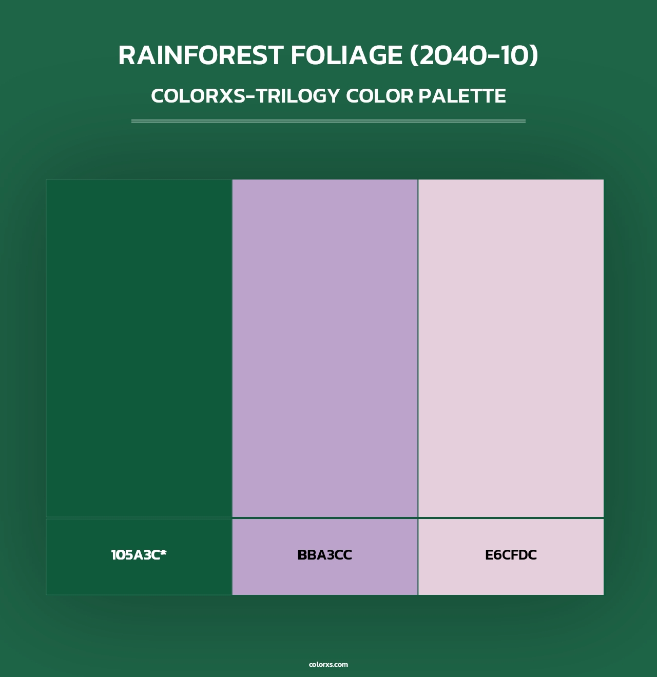 Rainforest Foliage (2040-10) - Colorxs Trilogy Palette