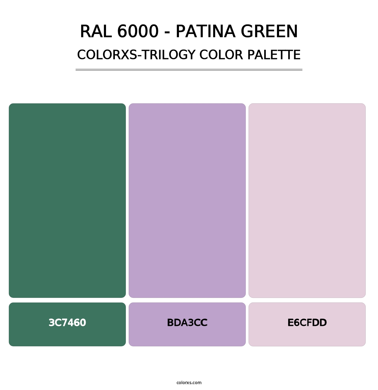 RAL 6000 - Patina Green - Colorxs Trilogy Palette