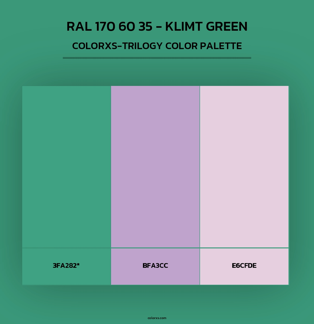 RAL 170 60 35 - Klimt Green - Colorxs Trilogy Palette