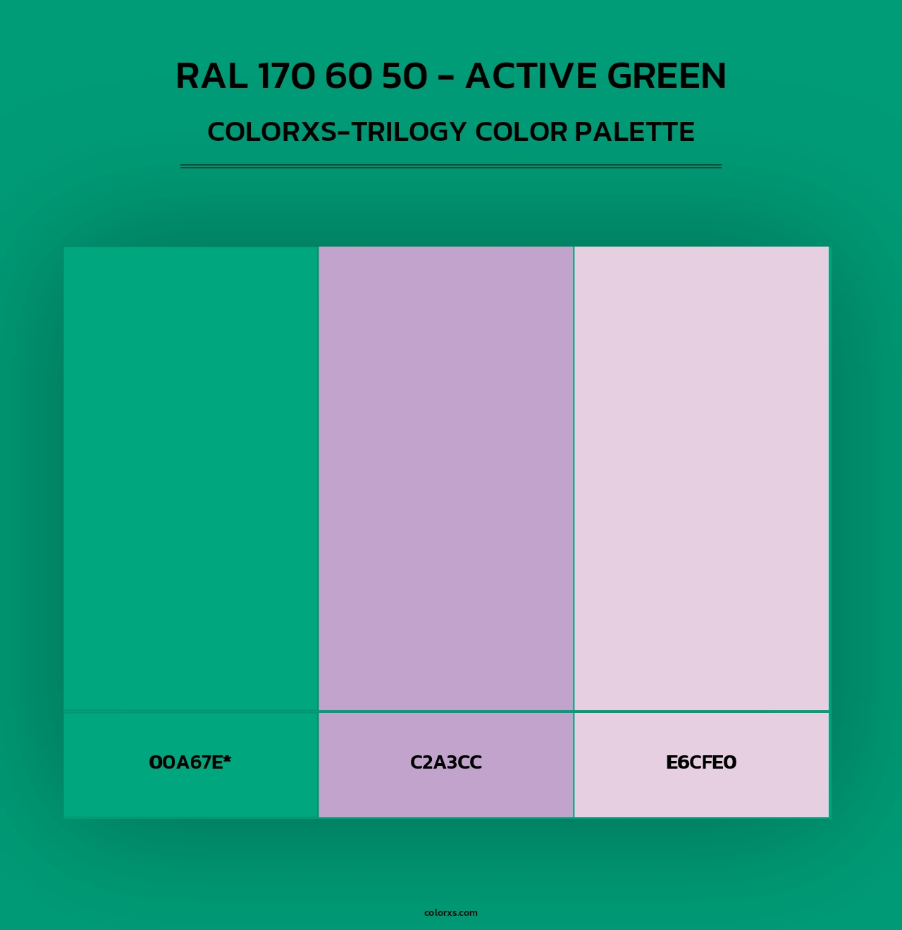 RAL 170 60 50 - Active Green - Colorxs Trilogy Palette