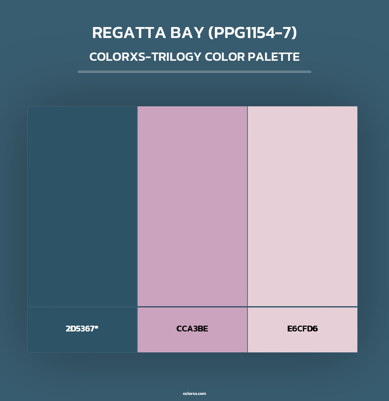 Regatta Bay (PPG1154-7) - Colorxs Trilogy Palette