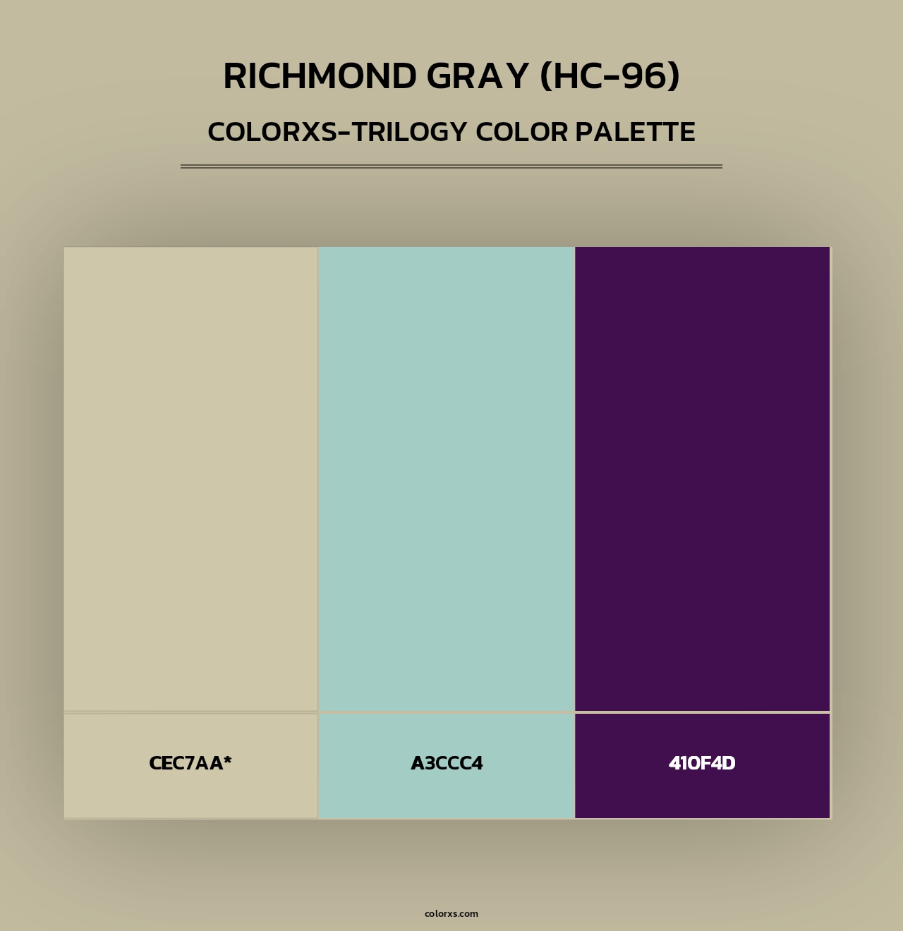 Richmond Gray (HC-96) - Colorxs Trilogy Palette