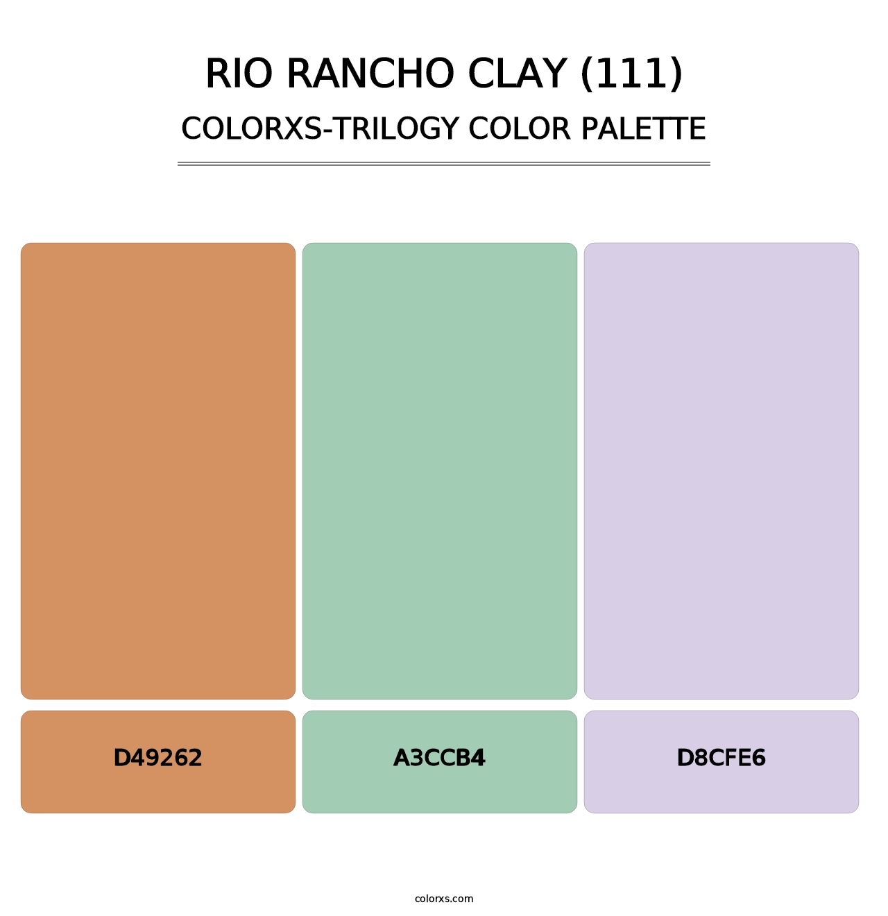 Rio Rancho Clay (111) - Colorxs Trilogy Palette