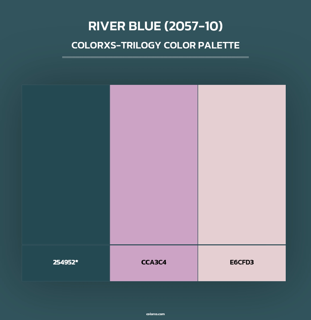 River Blue (2057-10) - Colorxs Trilogy Palette