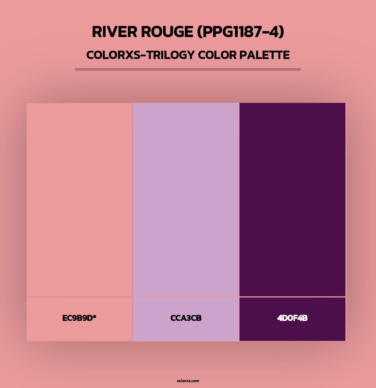 River Rouge (PPG1187-4) - Colorxs Trilogy Palette