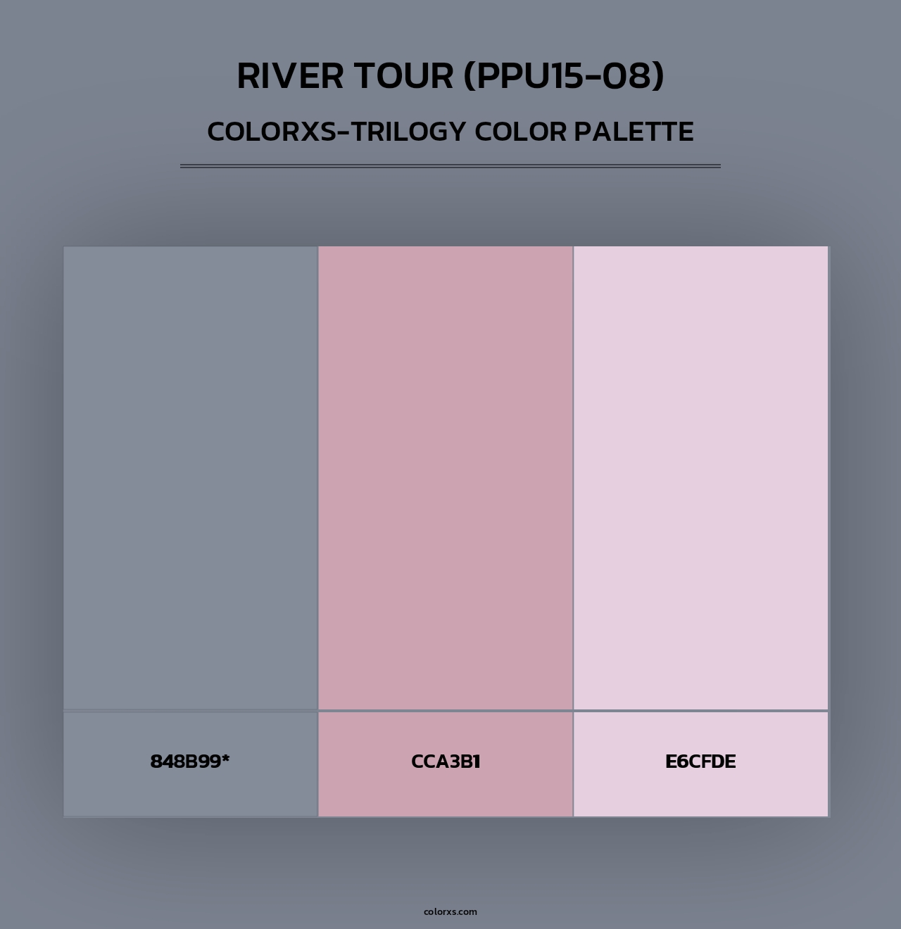River Tour (PPU15-08) - Colorxs Trilogy Palette