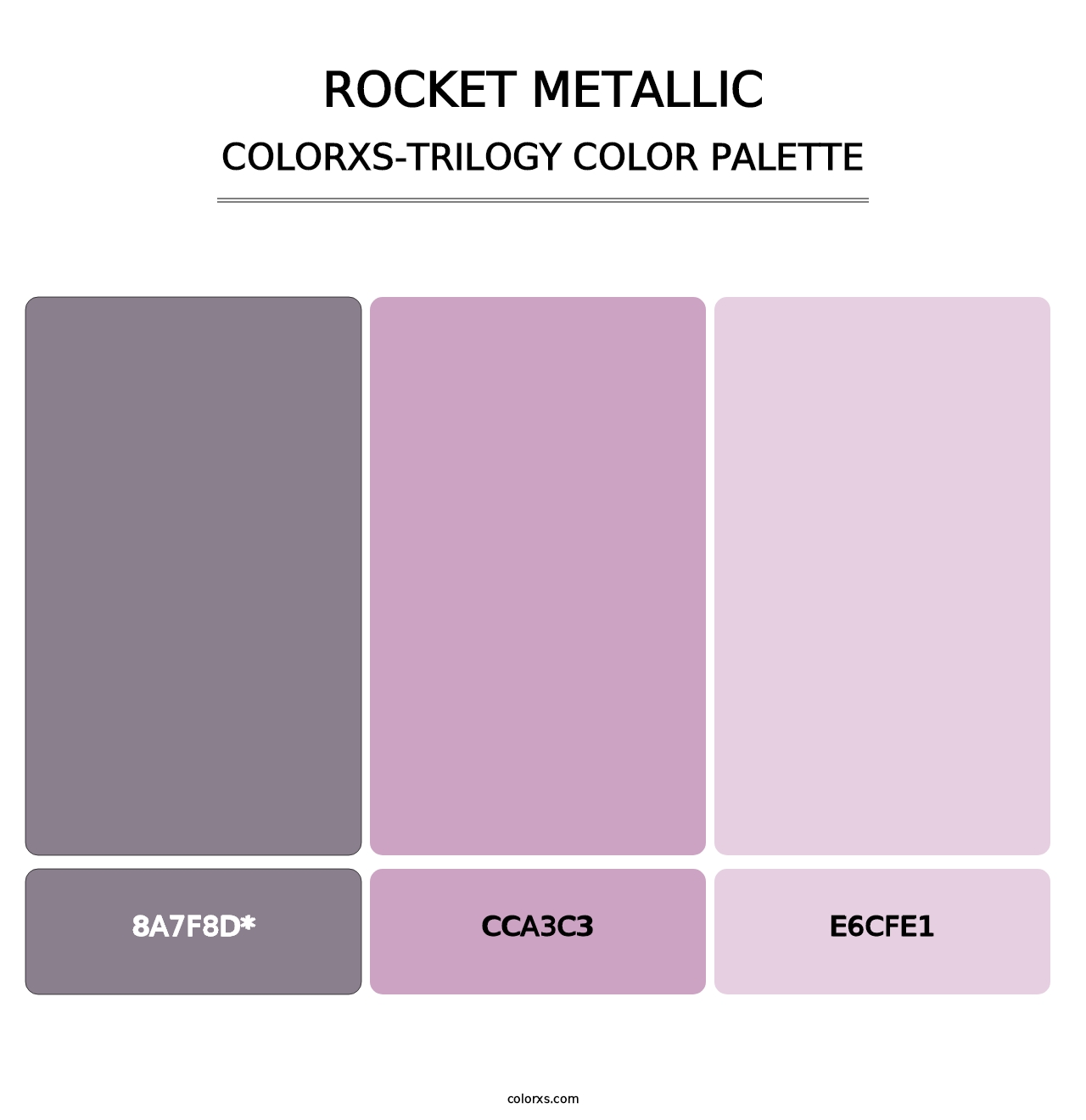 Rocket Metallic - Colorxs Trilogy Palette