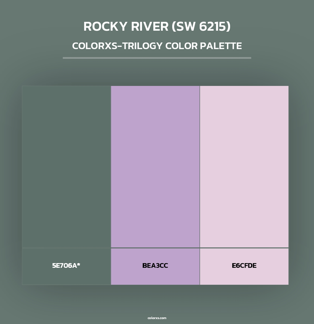 Rocky River (SW 6215) - Colorxs Trilogy Palette