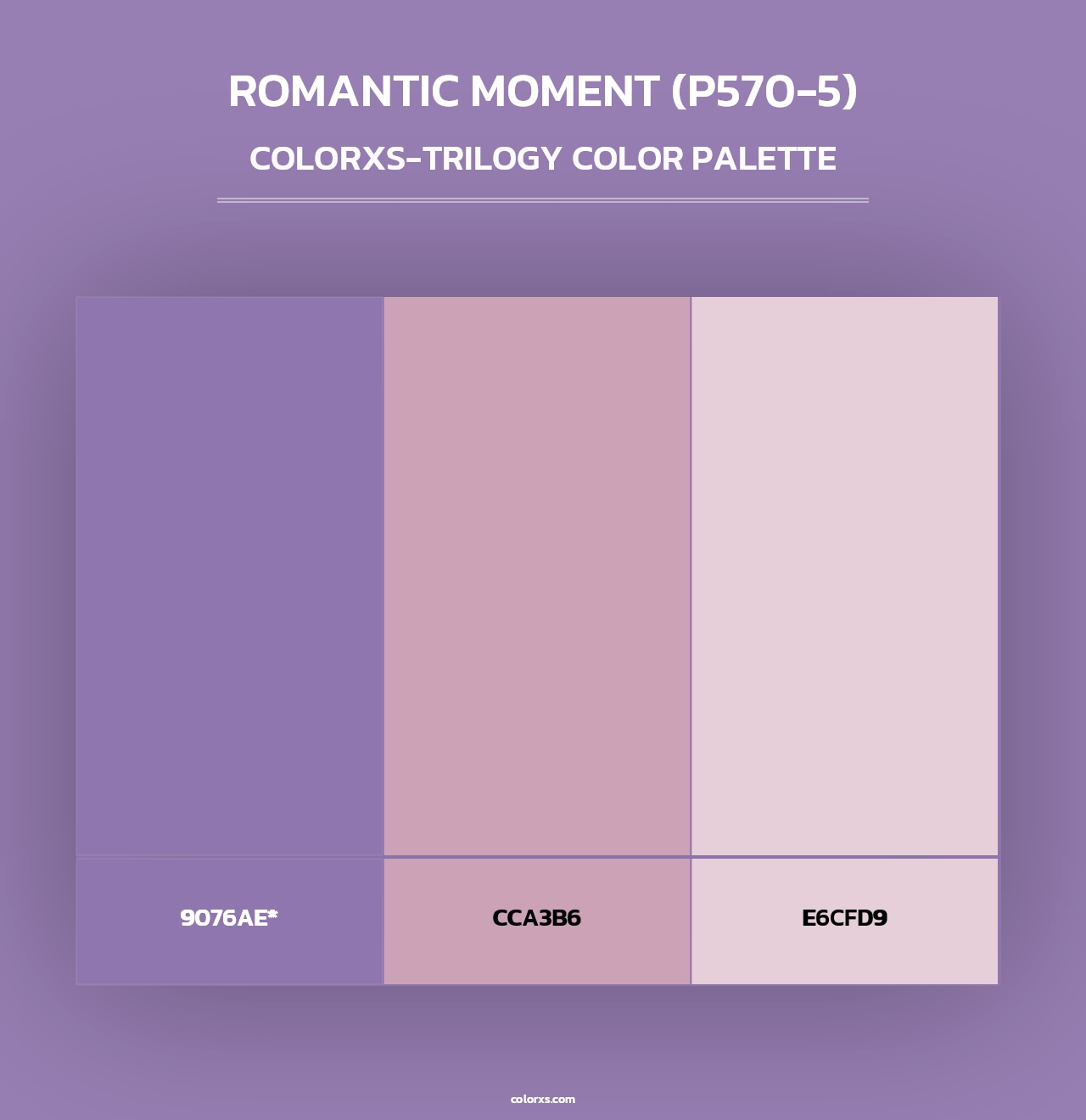 Romantic Moment (P570-5) - Colorxs Trilogy Palette