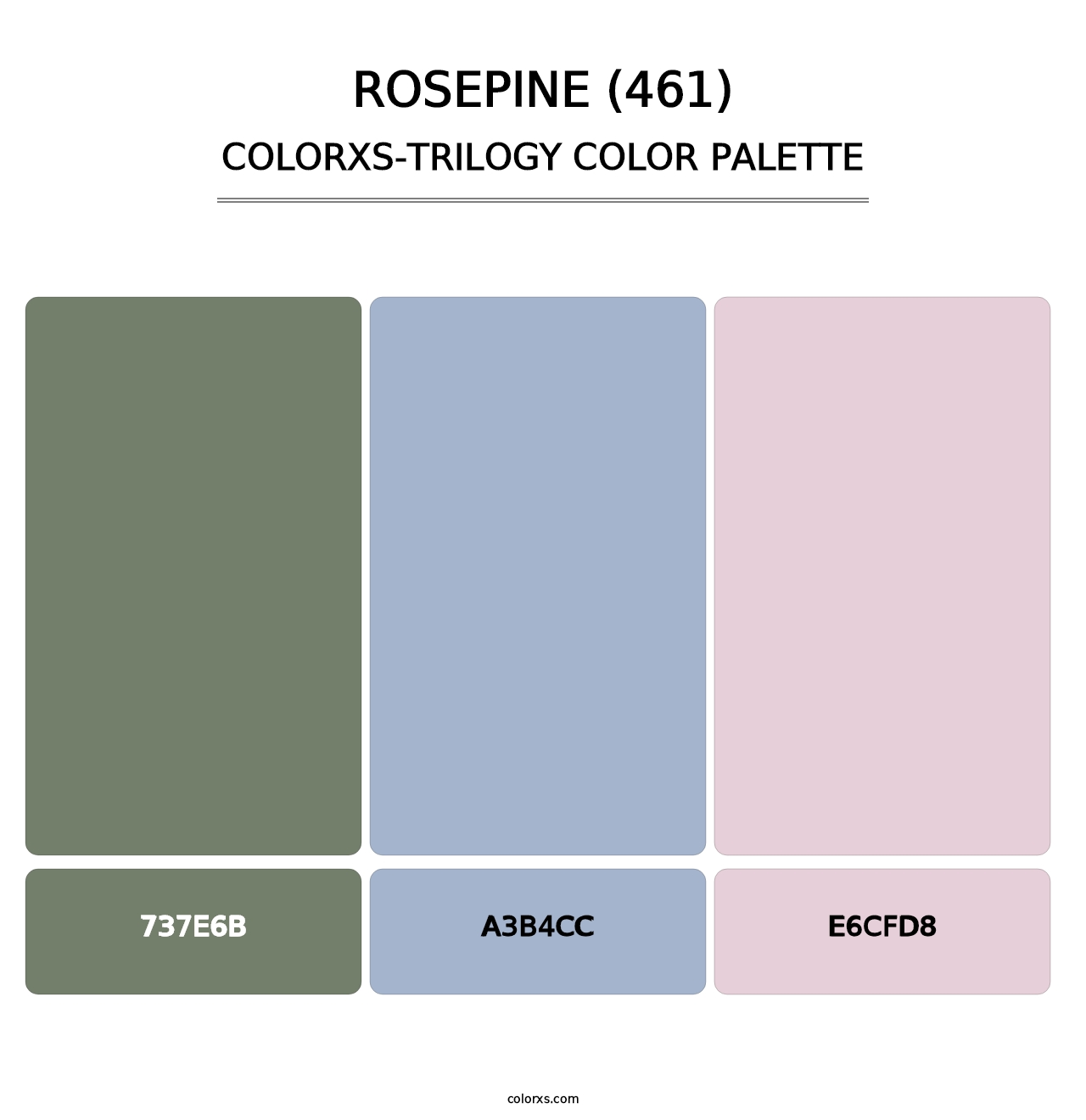 Rosepine (461) - Colorxs Trilogy Palette