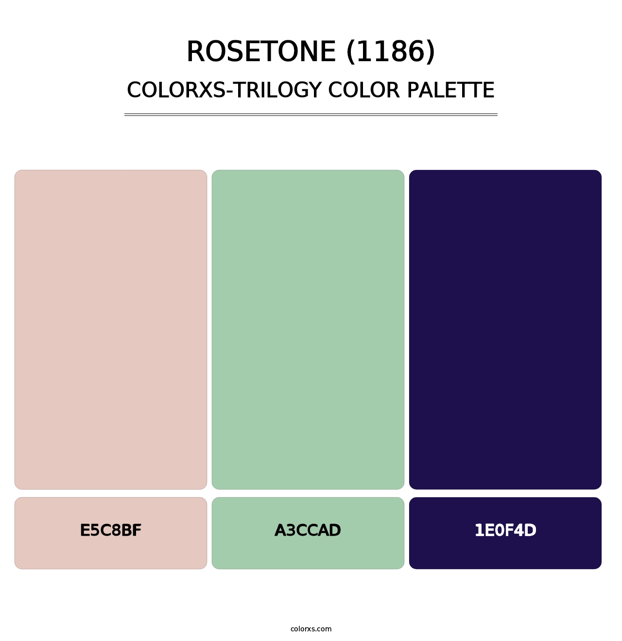Rosetone (1186) - Colorxs Trilogy Palette