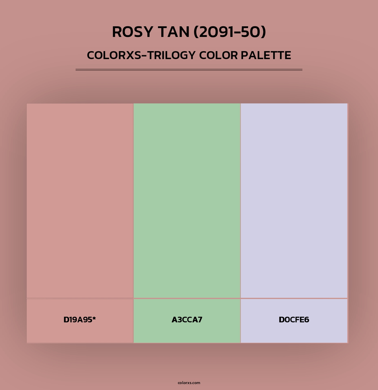 Rosy Tan (2091-50) - Colorxs Trilogy Palette