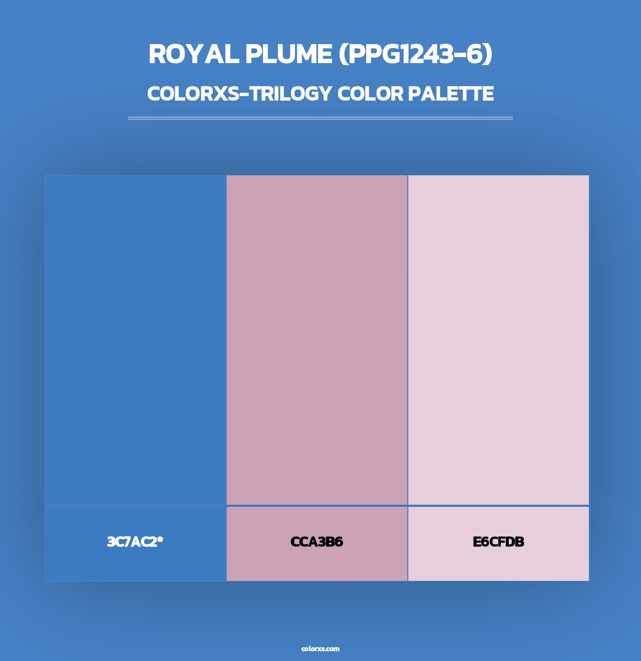 Royal Plume (PPG1243-6) - Colorxs Trilogy Palette